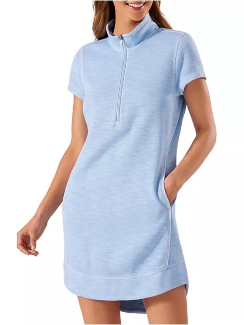 Tommy Bahama Tobago Bay Half Zip Knit Dress